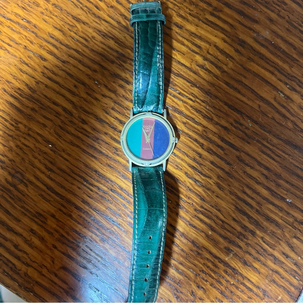 Gucci Green and Gold Smartwatch